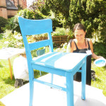 Stuhl kreativ gestalten - Projekttag Plätze gestalten